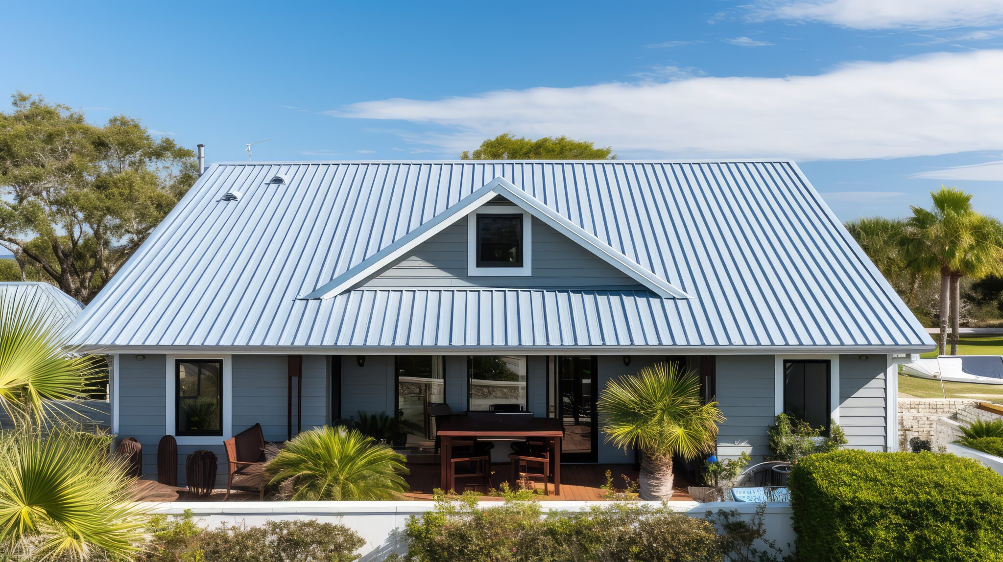 Metal roofing is low-maintenance and looks great